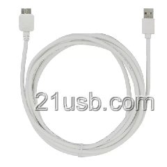 MICRO线，MICRO数据线，USB AM TO MICRO USB BM 3.0 CABLE 白色