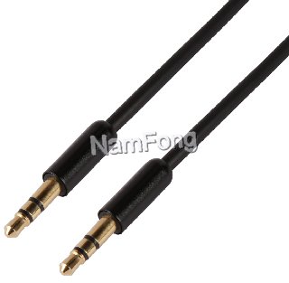 DC线，DC cable，DC音频线，3.5 DC M TO 3.5DC M CABLE 黑色