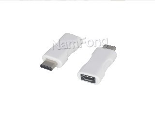 USB Type-C to Micro USB 转接头 ,TYPE C TO MICRO USB 白色转接头