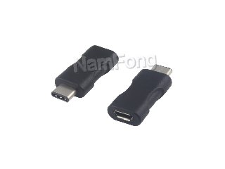 USB Type-C to Micro USB 转接头 黑色,TYPE C TO MICRO USB 黑色转接头，TYPE C 扩展坞，电商拓展坞供应商,C口电脑拓展坞
