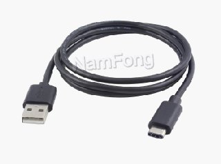 USB TYPE C TO USB2.0 A M cable 黑色,TYPE C TO USB2.0 A M、usb数据线、数据线厂家、苹果手机数据线、type c接口手机