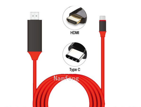 USB 3.1 TO HDMI C Type转hdmi高清线Macbook USB3.1转HDMI，USB3.1 TYPE-C接口正反插