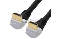 HDMI AM TO HDMI AM CABLE 90度 双色
