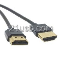 MHL 数据线，HDMI AM TO AM 视频线 OD 3.6 黑色