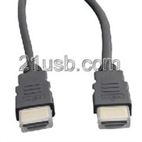 HDMI cable 厂家 ，HDMI 线厂家，HDMI AM TO AM 高清视频 圆线