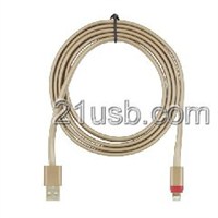 USB AM TO  苹果7手机充电线 2米 双色，USB手机线，手机数据线，MHL cable，HDMI CABLE, TYPE C TO HDMI CABLE