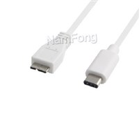 USB Type-C to Mirco USB 3.0 M 白色,Type-C to USB 3.0 Micro B M